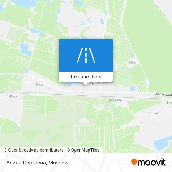 Улица Сергеева map