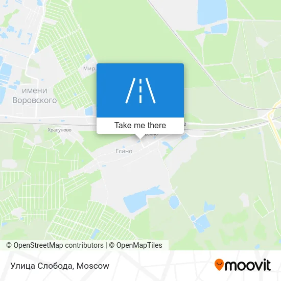 Улица Слобода map