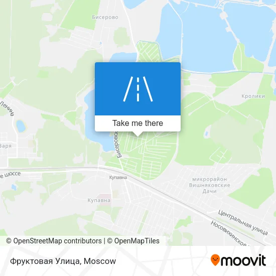 Фруктовая Улица map