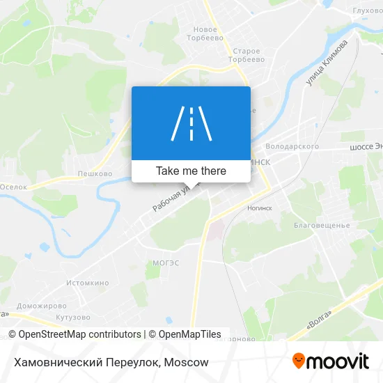 Хамовнический Переулок map