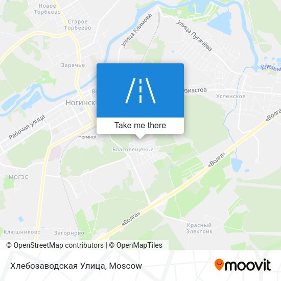 Хлебозаводская Улица map