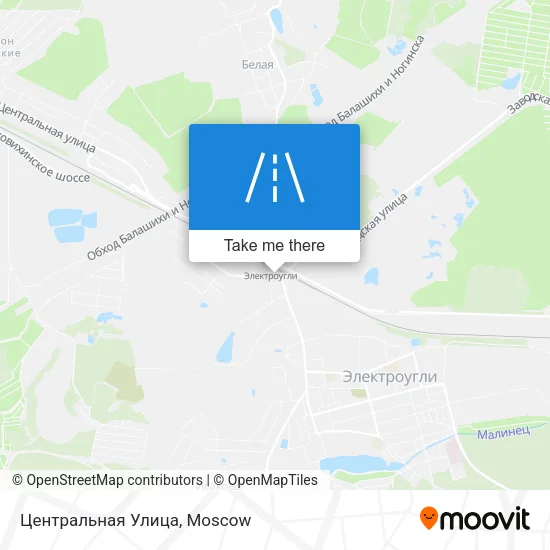 Центральная Улица map