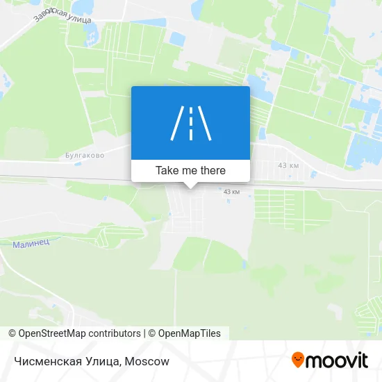 Чисменская Улица map