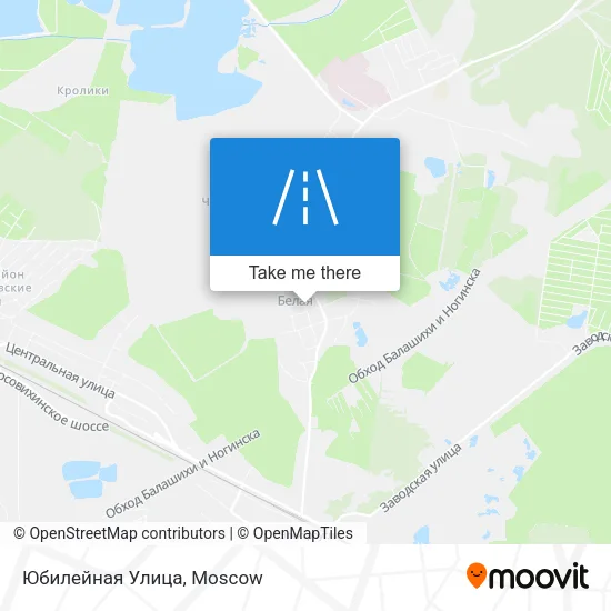 Юбилейная Улица map