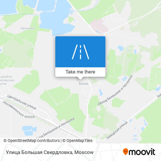 Улица Большая Свердловка map