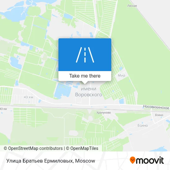 Улица Братьев Ермиловых map