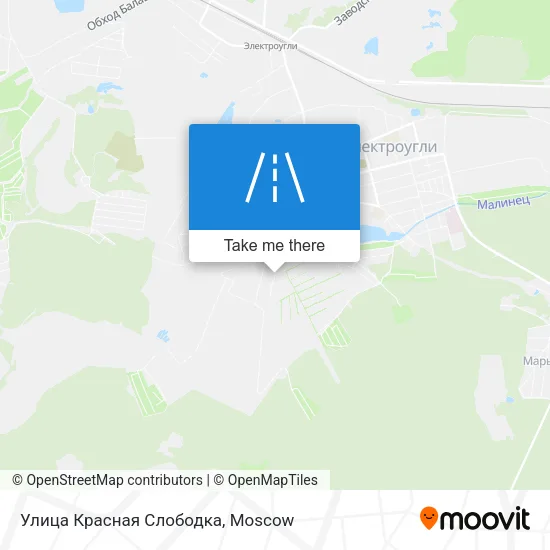 Улица Красная Слободка map