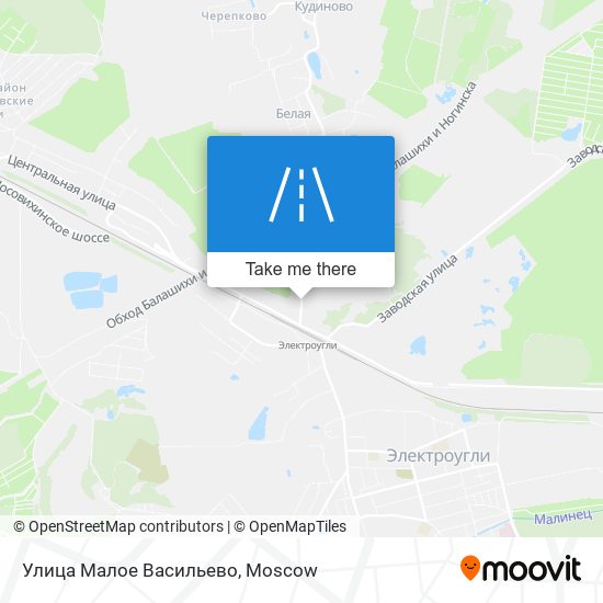 Улица Малое Васильево map