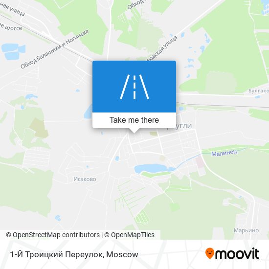 1-Й Троицкий Переулок map