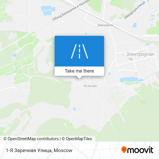 1-Я Заречная Улица map