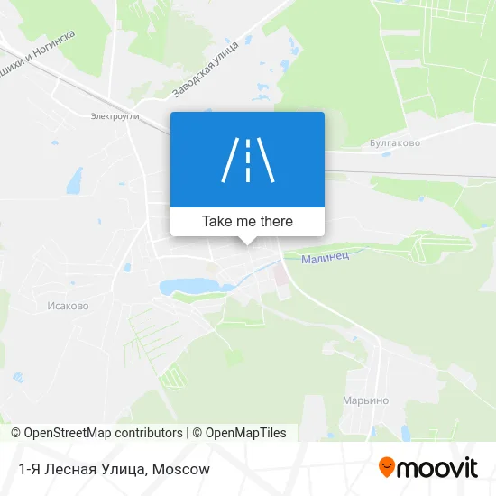 1-Я Лесная Улица map