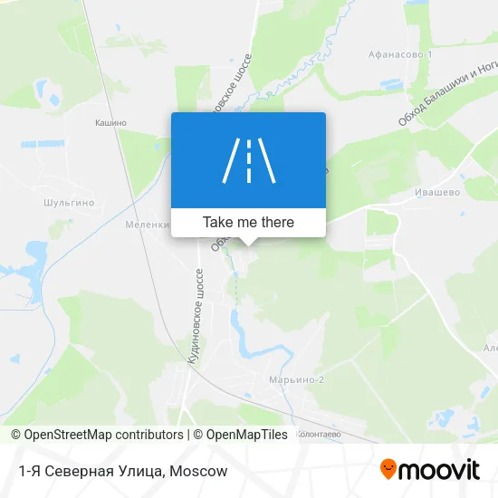 1-Я Северная Улица map