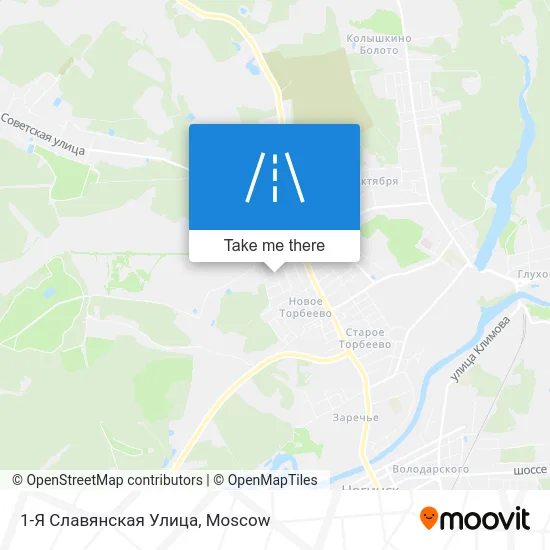 1-Я Славянская Улица map