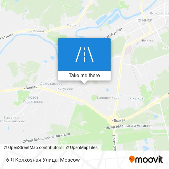 6-Я Колхозная Улица map