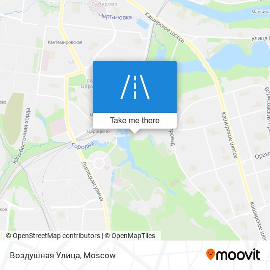 Воздушная Улица map