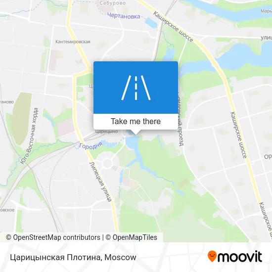 Царицынская Плотина map
