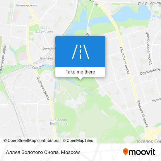 Аллея Золотого Снопа map