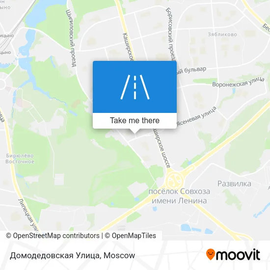 Домодедовская Улица map