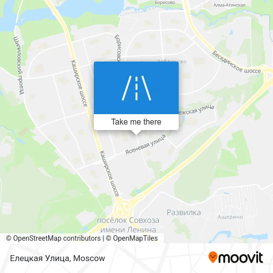 Елецкая Улица map