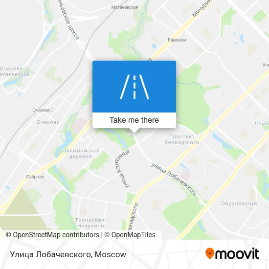 Улица Лобачевского map