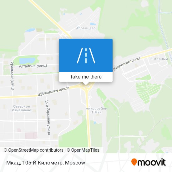 Мкад, 105-Й Километр map