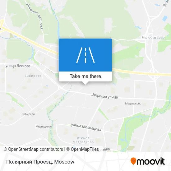 Полярный Проезд map