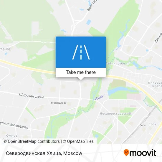 Северодвинская Улица map