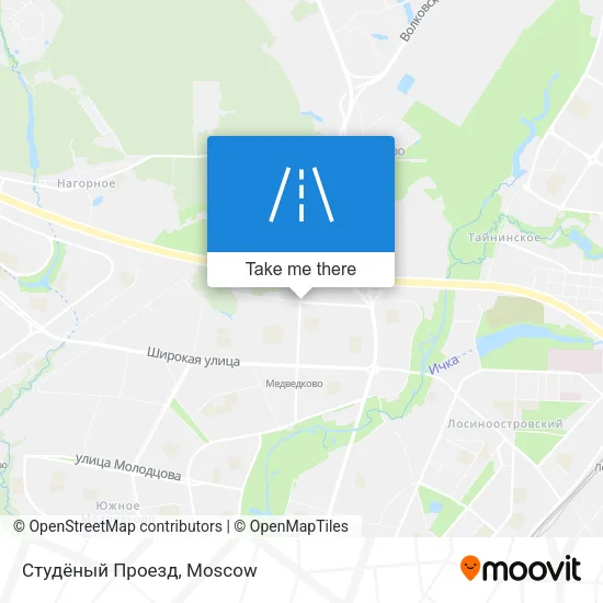 Студёный Проезд map