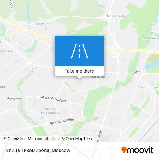 Улица Тихомирова map