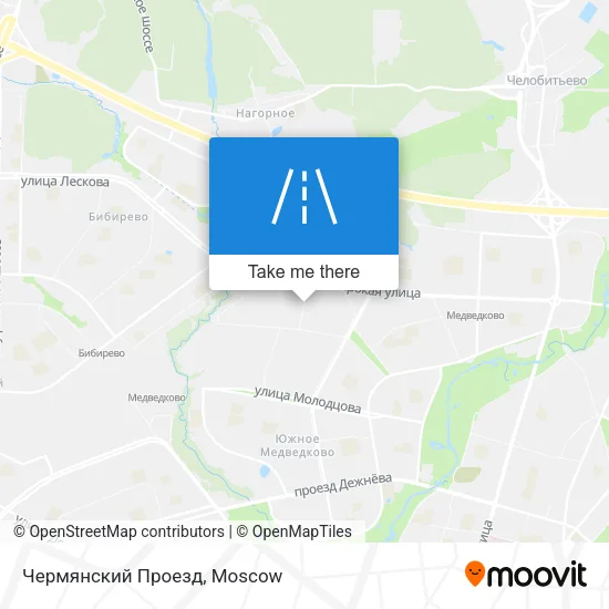 Чермянский Проезд map