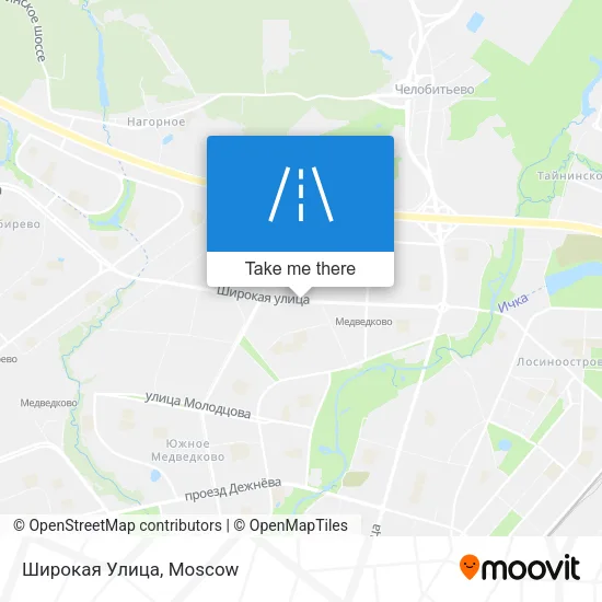 Широкая Улица map