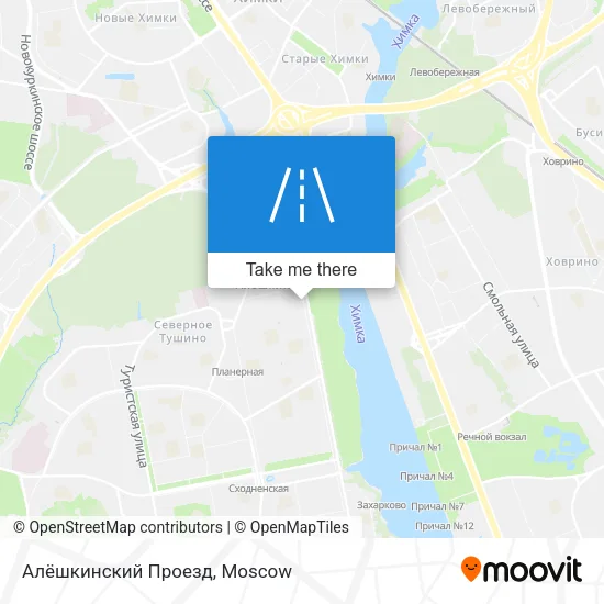 Алёшкинский Проезд map