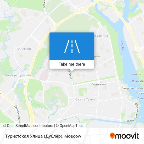 Туристская Улица (Дублёр) map