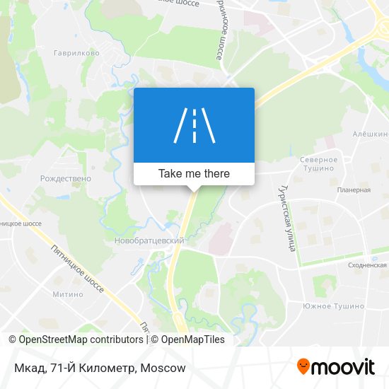 Мкад, 71-Й Километр map