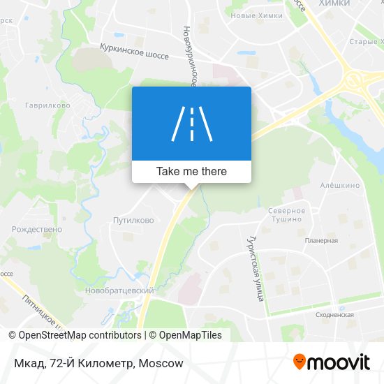 Мкад, 72-Й Километр map