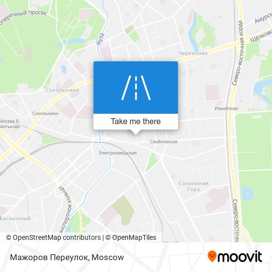 Мажоров Переулок map