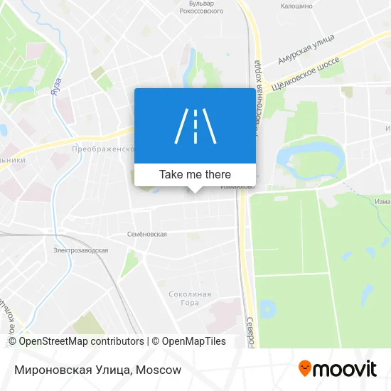 Мироновская Улица map