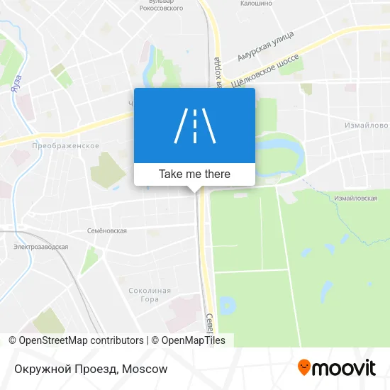Окружной Проезд map