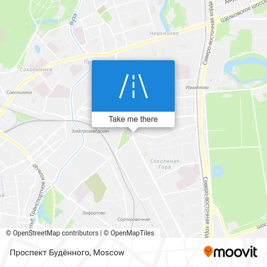 Проспект Будённого map