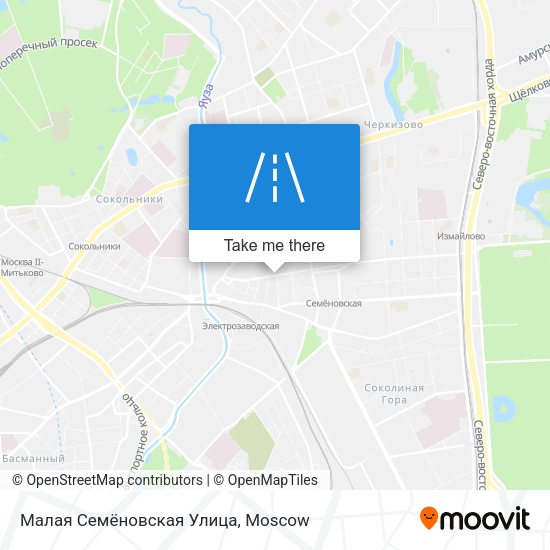 Малая Семёновская Улица map