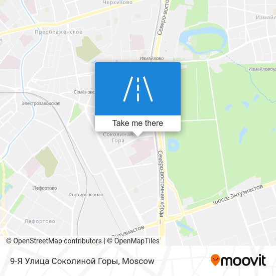 9-Я Улица Соколиной Горы map