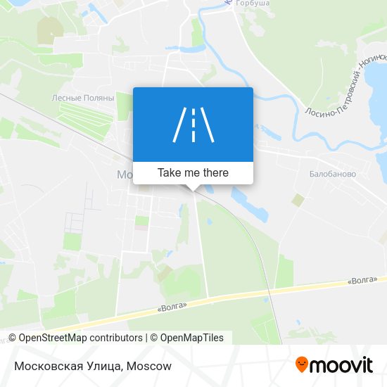 Московская Улица map
