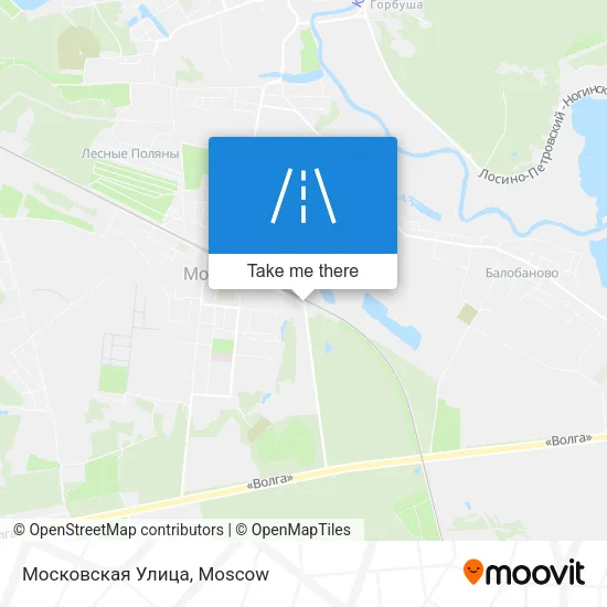 Московская Улица map
