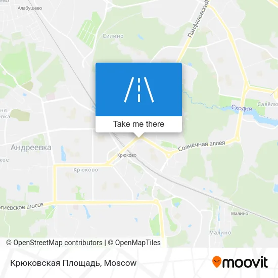 Крюковская Площадь map