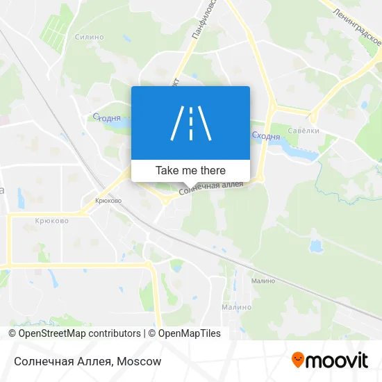 Солнечная Аллея map