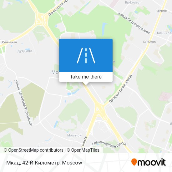 Мкад, 42-Й Километр map