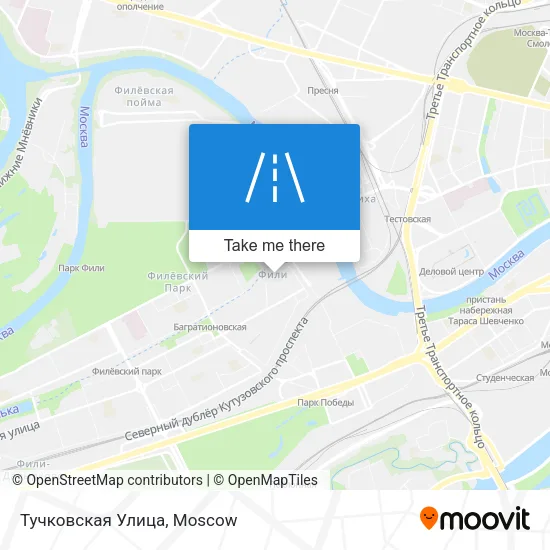 Тучковская Улица map