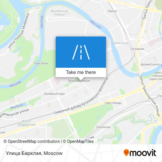 Улица Барклая map