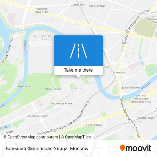 Большая Филёвская Улица map