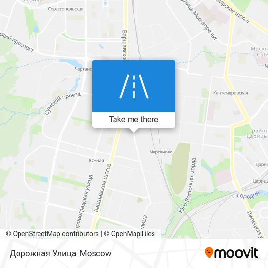 Дорожная Улица map